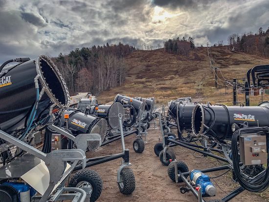 Improved Snowmaking at Marquette Mountain